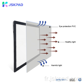 JSKPAD Planche à dessin LED Light Pad pour le traçage